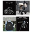 Tricicleta ultrapliabila Qplay Comfo Max Bej