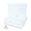 Set pilota si perna, MimiNu, Pentru patut, Din bumbac certificat Oeko Tex Standard 100, Perna 40x60 cm, Pilota 100x135 cm, White