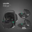 Carucior modular 3in1 Coccolle Aspen Jet Black cu Scoica auto iSize Coccolle Rilax Black