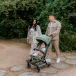 Carucior sport Coccolle Sierra cu pliere Automata ultracompacta, compatibil IATA pentru bagaj mana avion, Cadru aluminiu, Pozitie somn, Copertina extensibila, Husa insecte, Taupe Brown