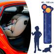 Scaun auto rotativ cu Isofix Coccolle Nova iSize, 40-150 cm, 0-12 ani, omologat R129, Top Tether, Insert nou nascut, Tetiera reglabila, Pozitie de somn, Sand Beige