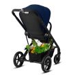 Carucior Cybex Balios S Lux BLK Navy blue+Landou Cybex S Soho grey