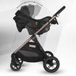 Carucior transformabil 3 in 1 Hapi Soley Jet Black