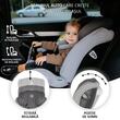 Scaun auto rotativ cu Isofix Coccolle Sidra iSize Premium Line, Tetiera reglabila, Pozitie somn, Husa detasabila, Sistem antibasculare, Picior de fixare, 40-150 cm, 0-12 ani, Moonlit Grey