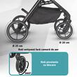 Carucior modular 3in1 Coccolle Serry Light Taupe cu Scoica auto iSize Coccolle Rilax Greystone