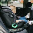 Scaun auto Isofix Premium iSize Coccolle Mago cu picior de fixare, 40-150 cm, 0-36 kg, Rotire 360 grade, Tetiera reglabila, Pozitie somn, Protectie impact lateral, Bara recul, Olive Khaki