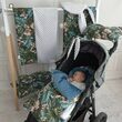 MimiNu - MimiNu - Sac de iarna universal, Impermeabil, Cu fermoar si gluga, Pentru carucior, Scaun auto, Saniuta, 94x45 cm, Koala Grey/Velvet Grey