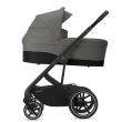 Carucior Cybex Balios S Lux BLK Navy blue+Landou Cybex S Soho grey