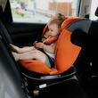 Scaun auto rotativ cu Isofix Coccolle Atira iSize R129, 40-150 cm, 0-36 kg, Top Tether, Centuri in 5 puncte, Pozitie de somn, Tetiera reglabila, Carcasa ranforsata, Spuma de memorie, Diamond Black
