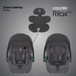 Carucior modular 3in1 Coccolle Serry Jet Black cu Scoica auto iSize Coccolle Rilax Greystone