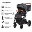 Carucior modular 2in1 Coccolle Nessia Diamond black+Balansoar bebelusi Coccolle Velio Butternut