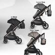 Carucior transformabil 3 in 1 Hapi Soley Jet Black