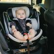 Scaun auto Isofix Premium iSize Coccolle Mago cu picior de fixare, 40-150 cm, 0-36 kg, Rotire 360 grade, Tetiera reglabila, Pozitie somn, Protectie impact lateral, Bara recul, Olive Khaki