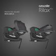 Carucior modular 4in1 Coccolle Serry Moss Green cu Scoica auto iSize Coccolle Rilax Black si Baza isofix iSize Coccolle Rilax