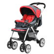 Carucior cu maner reversibil DHS Iceberg roz