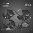 Carucior modular 4in1 Coccolle Serry Moss Green cu Scoica auto iSize Coccolle Rilax Black si Baza isofix iSize Coccolle Rilax