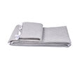 Aparatori groase Velvet matlasat gri 240 cm