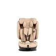 Scaun auto pliabil i-Size Coccolle TravelFold, 76–150 cm, ISOFIX, Top Tether, 13 poziții tetieră, 4 poziții spătar, ham 5 puncte, high-back booster, Sand Beige