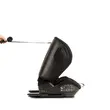 Scaun auto pliabil i-Size Coccolle TravelFold, 76–150 cm, ISOFIX, Top Tether, 13 poziții tetieră, 4 poziții spătar, ham 5 puncte, high-back booster, Carbon Black