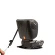 Scaun auto pliabil i-Size Coccolle TravelFold, 76–150 cm, ISOFIX, Top Tether, 13 poziții tetieră, 4 poziții spătar, ham 5 puncte, high-back booster, Stone Grey