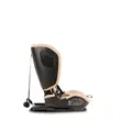 Scaun auto pliabil i-Size Coccolle TravelFold, 76–150 cm, ISOFIX, Top Tether, 13 poziții tetieră, 4 poziții spătar, ham 5 puncte, high-back booster, Sand Beige