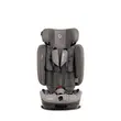 Scaun auto pliabil i-Size Coccolle TravelFold, 76–150 cm, ISOFIX, Top Tether, 13 poziții tetieră, 4 poziții spătar, ham 5 puncte, high-back booster, Stone Grey