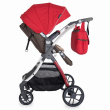 Carucior modular 2 in 1 Coccolle Acero Rosu
