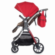 Carucior modular 2 in 1 Coccolle Acero Rosu