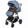 Carucior modular 2 in 1 Coccolle Acero Albastru