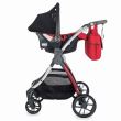 Carucior modular 3 in 1 Coccolle Acero rosu