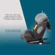 Scaun auto rotativ cu Isofix grupa 0-36 kg Coccolle Nova Rosu