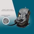 Scaun auto rotativ cu Isofix grupa 0-36 kg Coccolle Nova Gri
