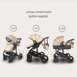 Carucior transformabil 3 in 1 Coccolle Oppa Bej