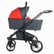 Carucior modular 3 in 1 DHS Arrow rosu