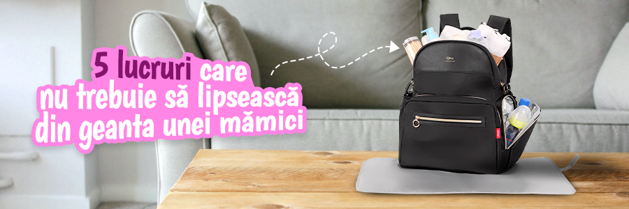 5 lucruri care nu trebuie să lipsească din geanta unei mămici