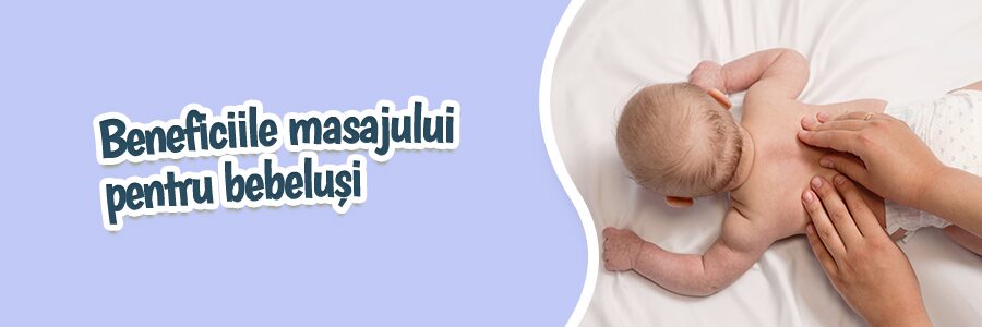 Beneficiile masajului pentru bebeluși