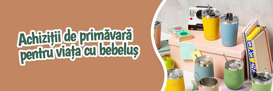 Achiziții de primăvară pentru viața cu bebeluș