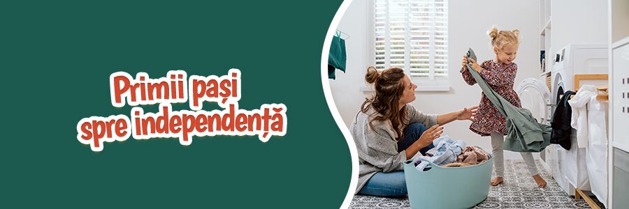 Primii pași spre independență: De ce copiii insistă să facă lucrurile singuri?