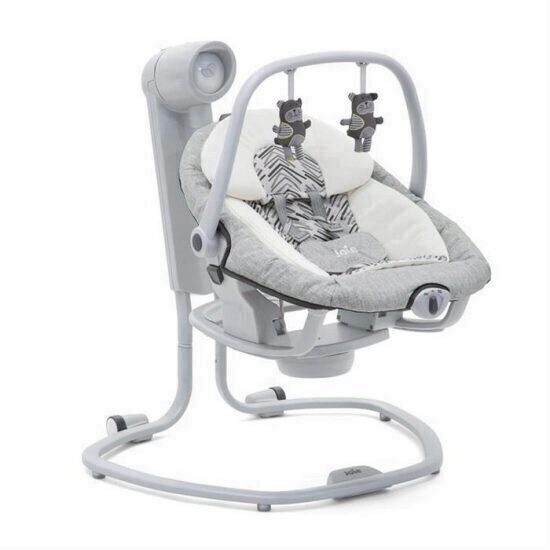 Joie – Leagan si balansoar rotativ Serina 2 in 1 Abstract Arrows, cu conectare la priza 
