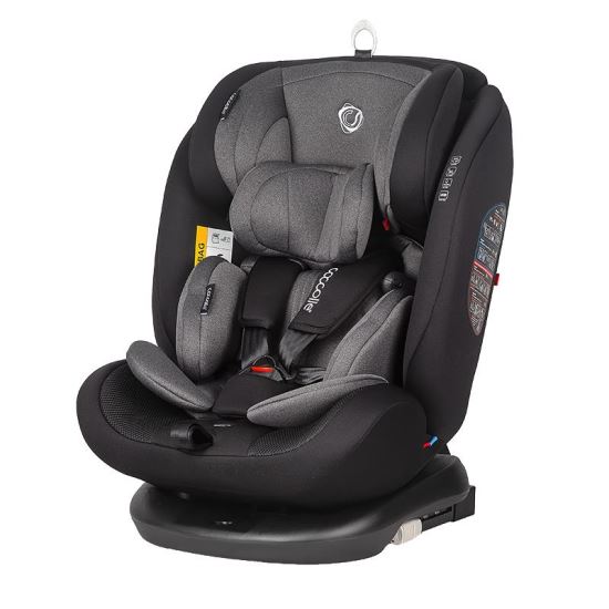 Scaun auto rotativ cu isofix grupa 0-36 kg Coccolle Nova 2022 Diamond Black