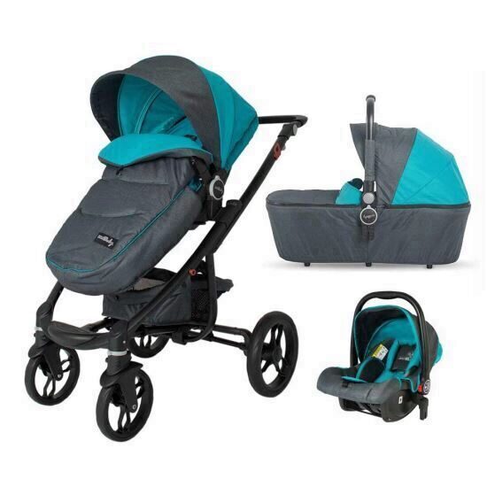 Carucior modular 3 in 1 DHS Arrow albastru