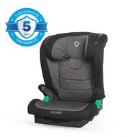 Scaun auto iSize Isofix Coccolle Eris, 100-150 cm, Tetiera si spatar reglabile, Pozitie somn junior, Cotiere confortabile, Omologat R129, Bare isofix reglabile, Greystone