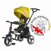 Tricicleta ultrapliabila Coccolle Spectra Sunflower Joy+Rucsac copii Qplay Kindy Elefantel CADOU