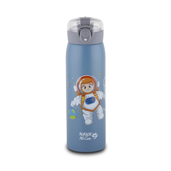 Sticla termoizolanta Nava We care 500 ml albastru