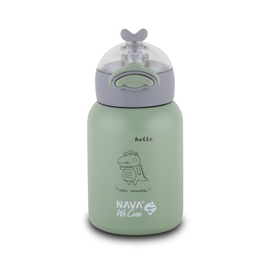 Sticla termoizolanta Nava We care 350 ml verde