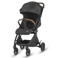 Carucior sport Autofold Hapi Marlin, Pliere cu o singura mana, Copertina cu protectie UV, Spatar reglabil, pozitie verticala dupa pliere, certificat pana la 22 kg, Shadow Black