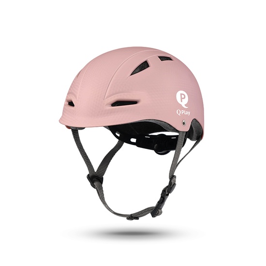 Casca protectie copii Qplay MANBO marime M-L Corai