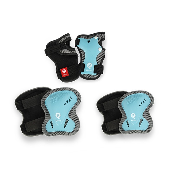 Protectii Qplay genunchiere-cotiere-incheieturi, Albastru