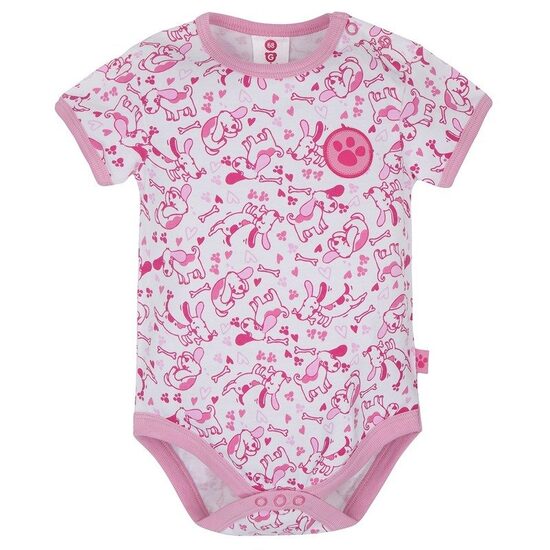 Gmini Body cu maneca scurta Prima Pink 80