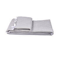 Aparatori groase Velvet matlasat gri 240 cm